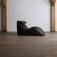 Le bambole chaise longue in brown leather By Mario Bellini for B&B Italia,
