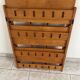 Vintage folding second-hand bookshelf