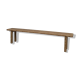 Solid oak bench from the 60s
