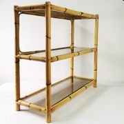 Étagère en bambou, Allemagne, années 1970