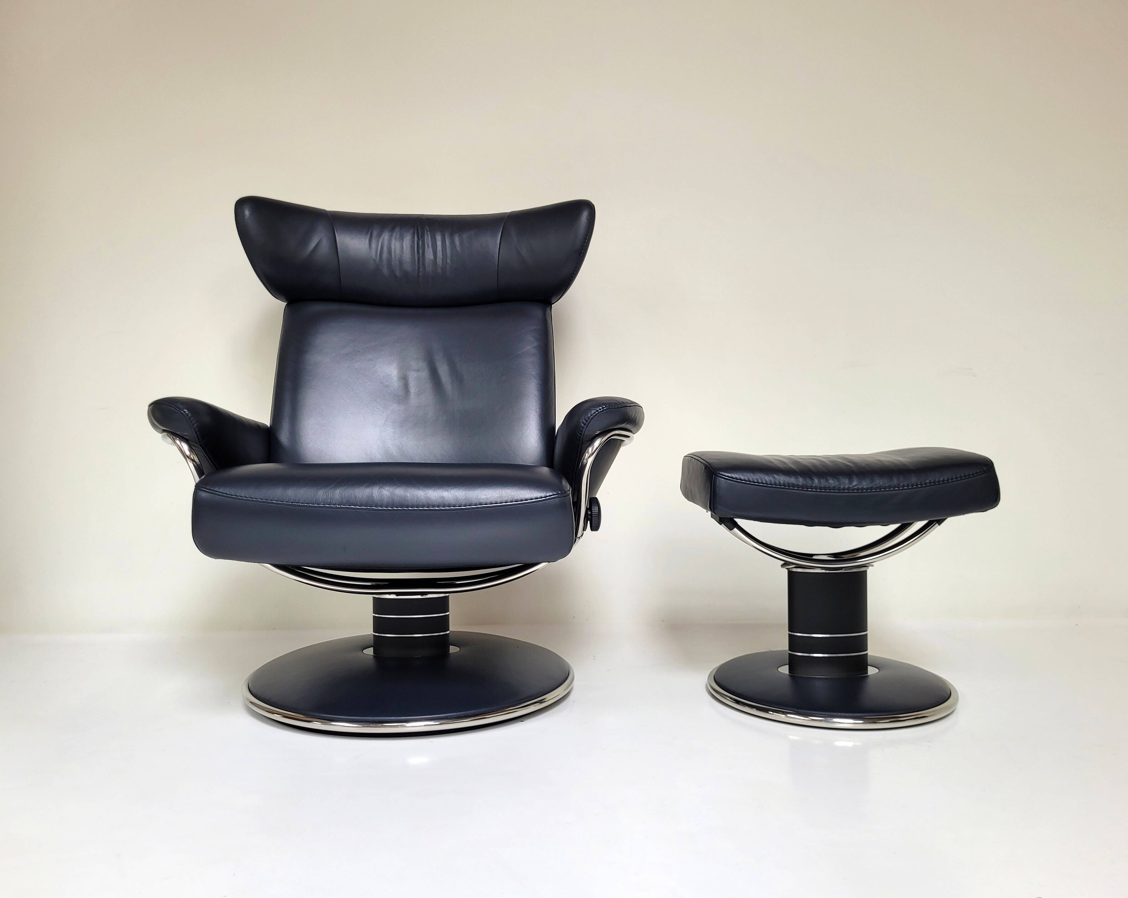 Stressless Jazz relax armchair Large with ottoman