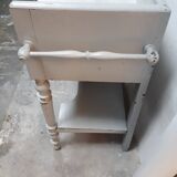 Old shelf shelf drawer gray marble tray 1900