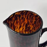 Pichet vase en verre soufflé Écailles de tortue Style Dior