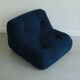 Chaffeuse kali bleu par Michel Ducaroy pour Ligne Roset