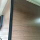 Meuble bar à roulettes en formica 50/60