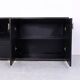 Art deco black and gold cabinets by Pierre Vandel, 1970s
