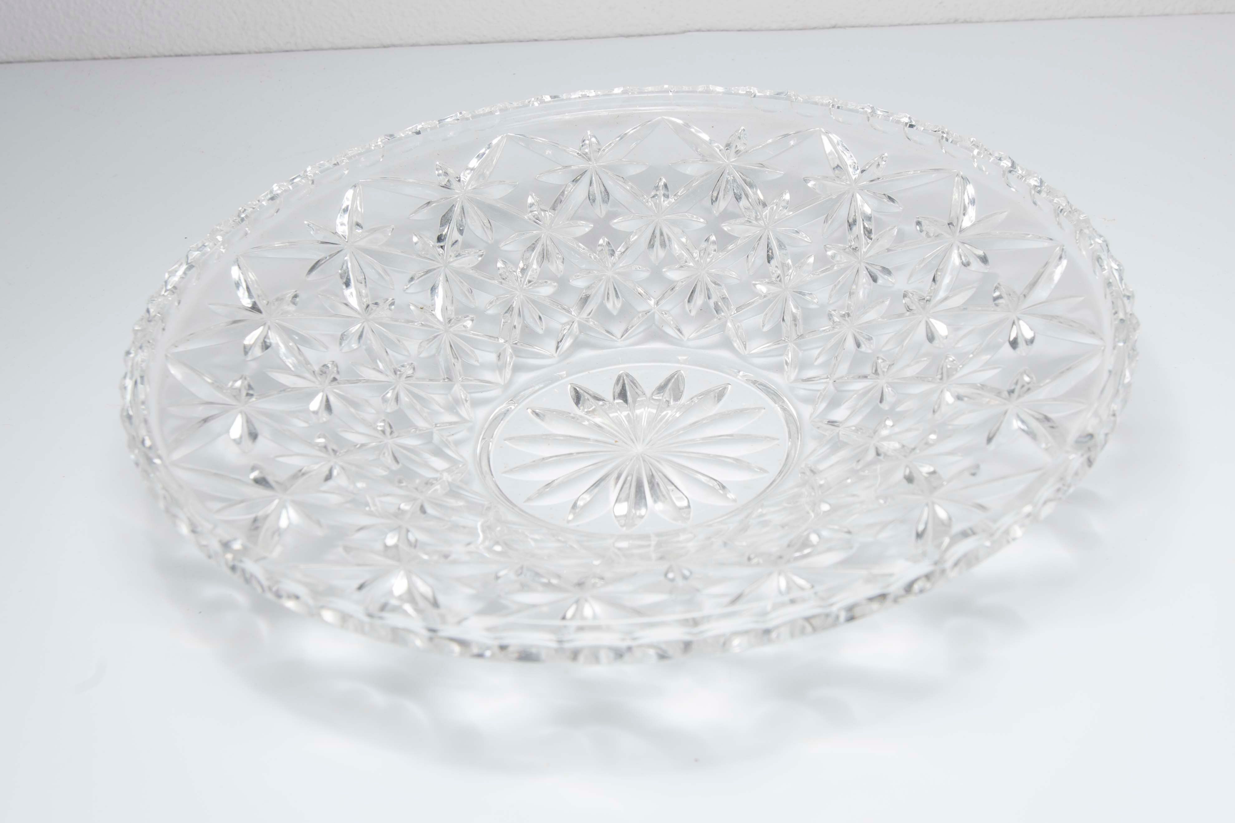 Crystal fruit dish 1960