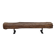 Brutalist oak bench