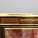 Louis XVI style showcase in marquetrics