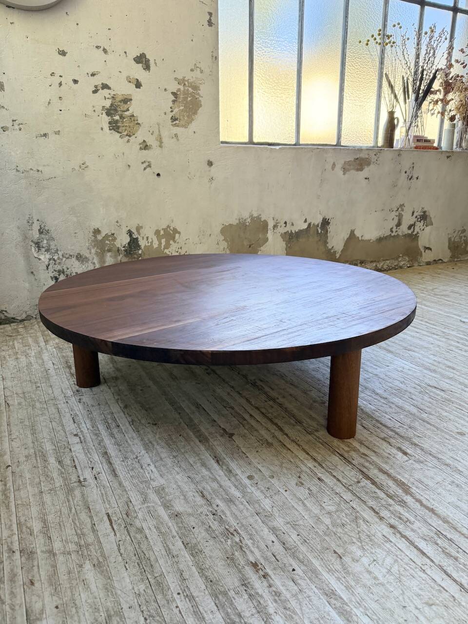 50s round tripod coffee table