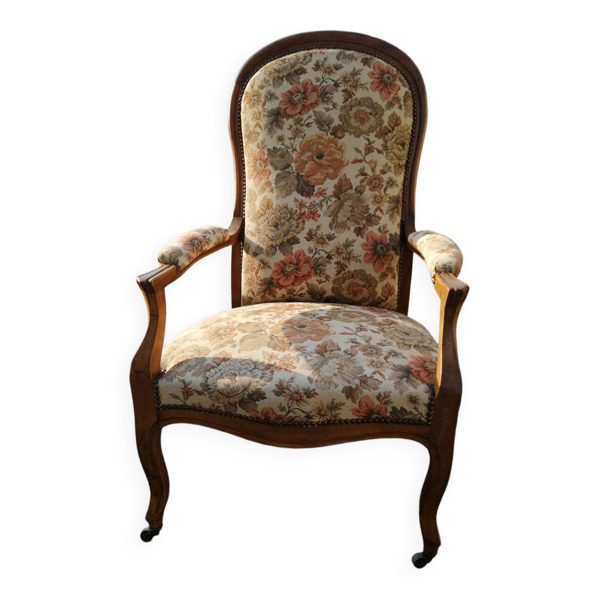 Antique Voltaire armchair