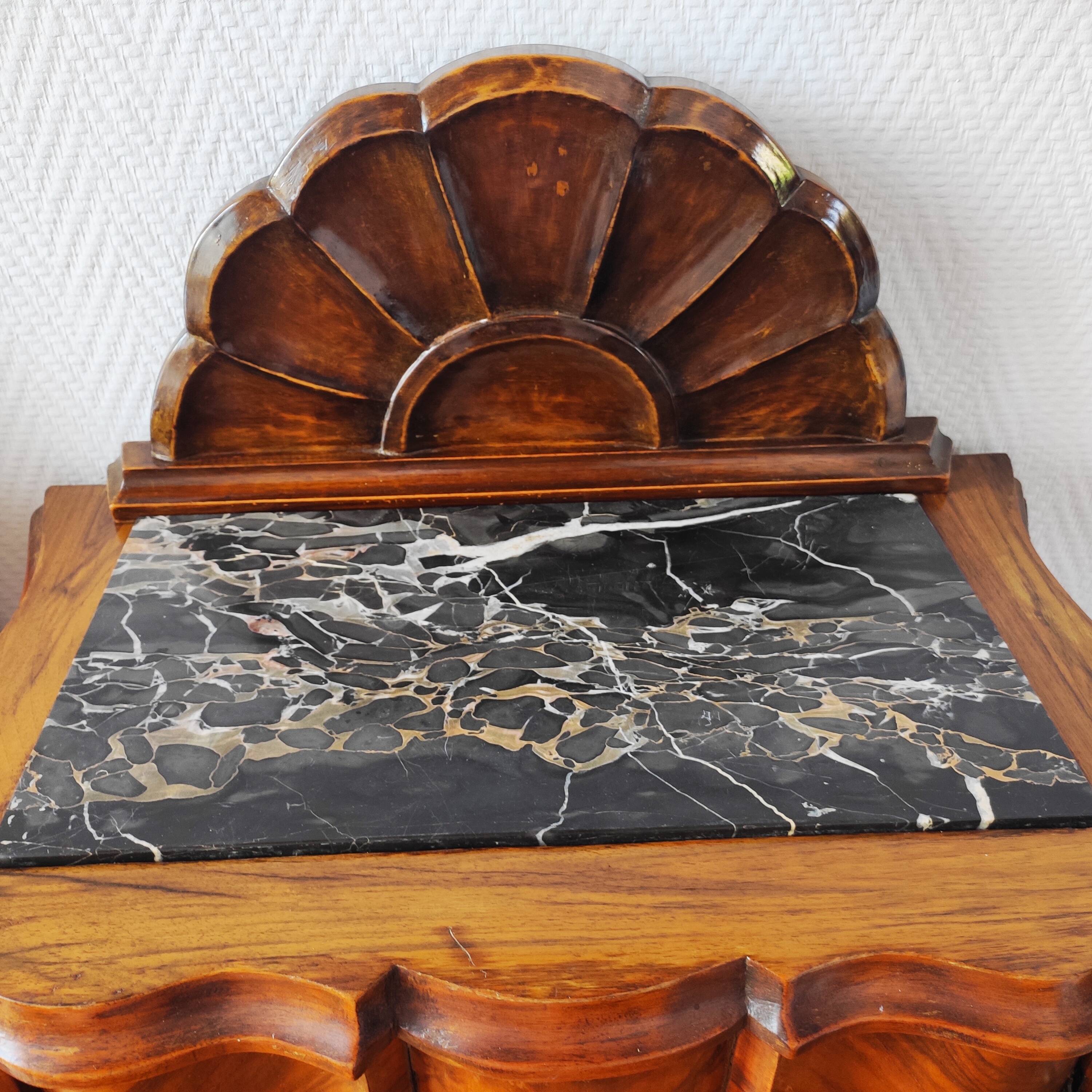 Pair of Italian Art Deco bedside tables