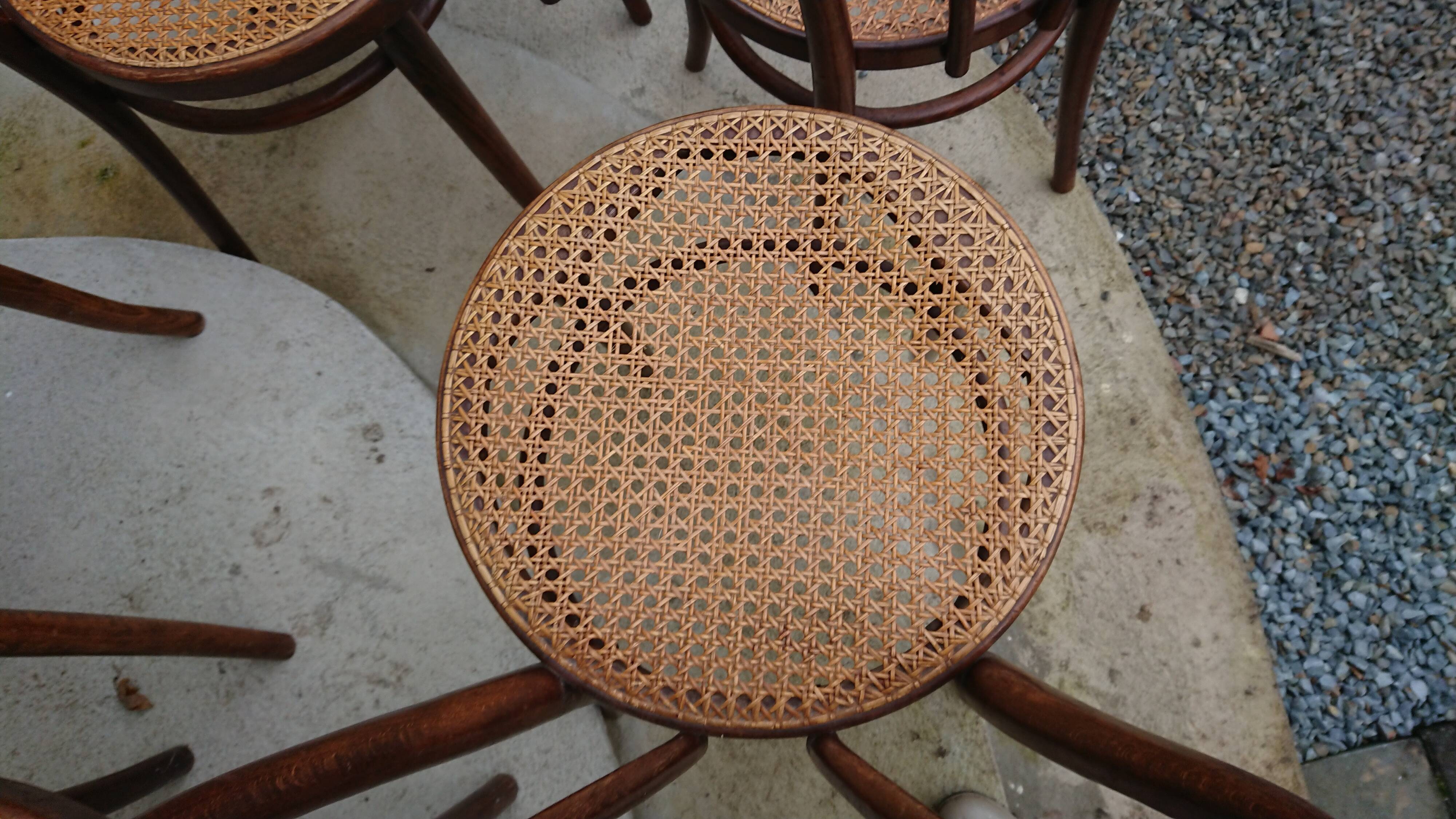 Bistro chairs cannee lot of 6