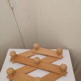 Wooden coat rack