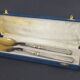 Art Deco Silver Salad Servers (Minerva Hallmark)