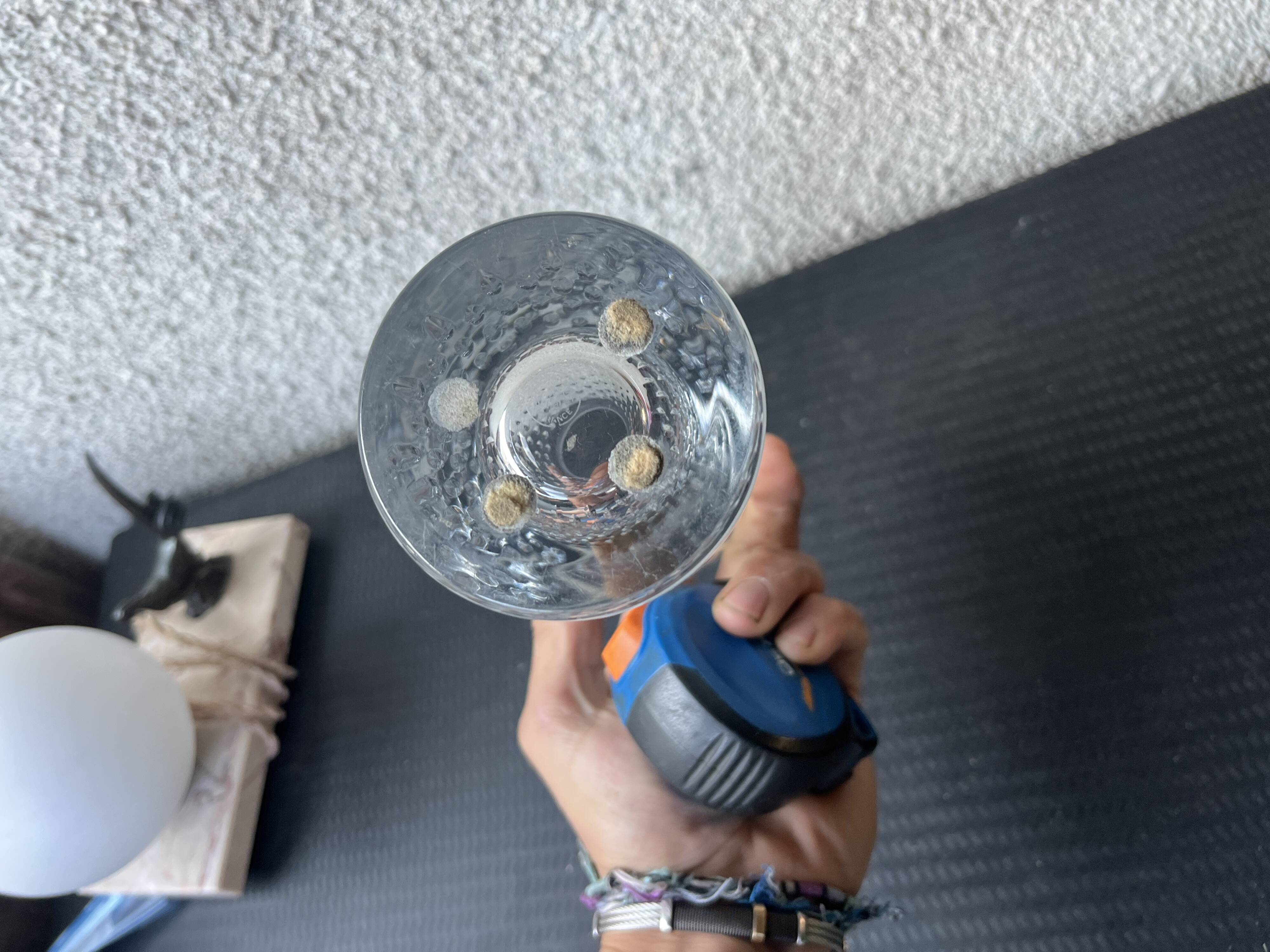 Clear cut crystal vase from Baccarat