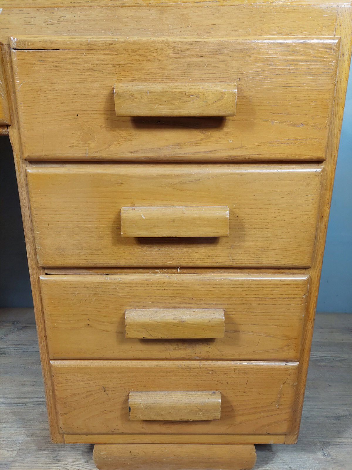 Vintage coffered desk