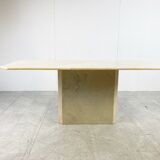 Vintage marble dining table, 1970s