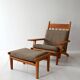 Fauteuil GE 375 de Hans Wegner pour Getama