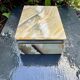 Onyx catchall box from the 1960s, vintage Italy.