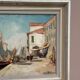 Original Swedish Oil on Panel – “Venice” by Knut Norman – Signed – Vintage