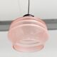 Lampe de plafond vintage rose, années 1960