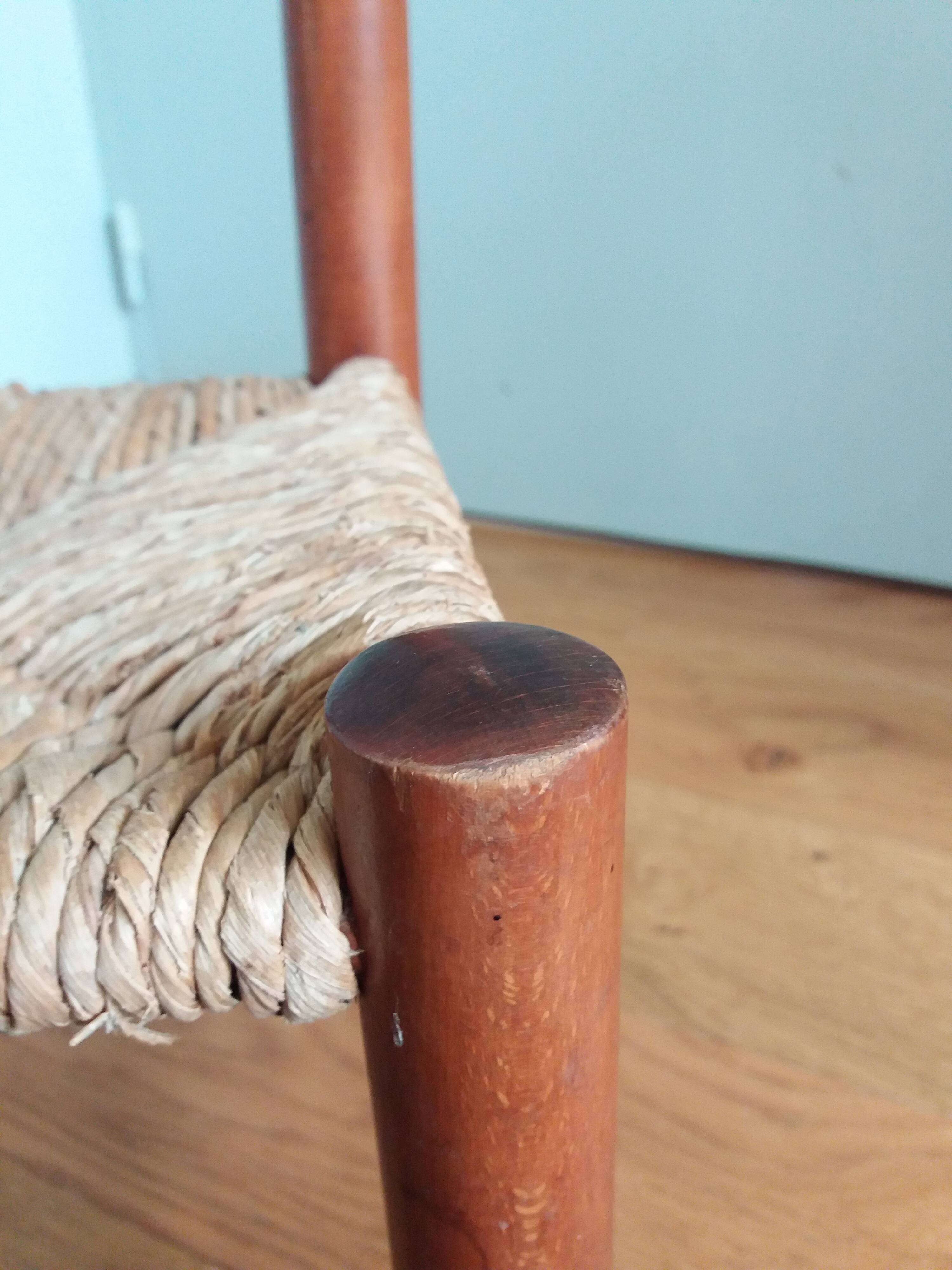 Children's straw chair