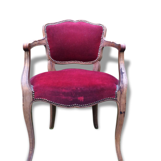 Fauteuil cabriolet Louis xv