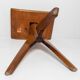 Swiss adjustable piano stool 1945 rocket foot
