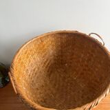 Bamboo woven basket