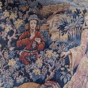 Vintage French tapestry wall hanging by Marc Waymel, 91cm x 117cm, 1960s