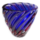 Ribbed submerged vase Murano Archimede Seguso 1950s