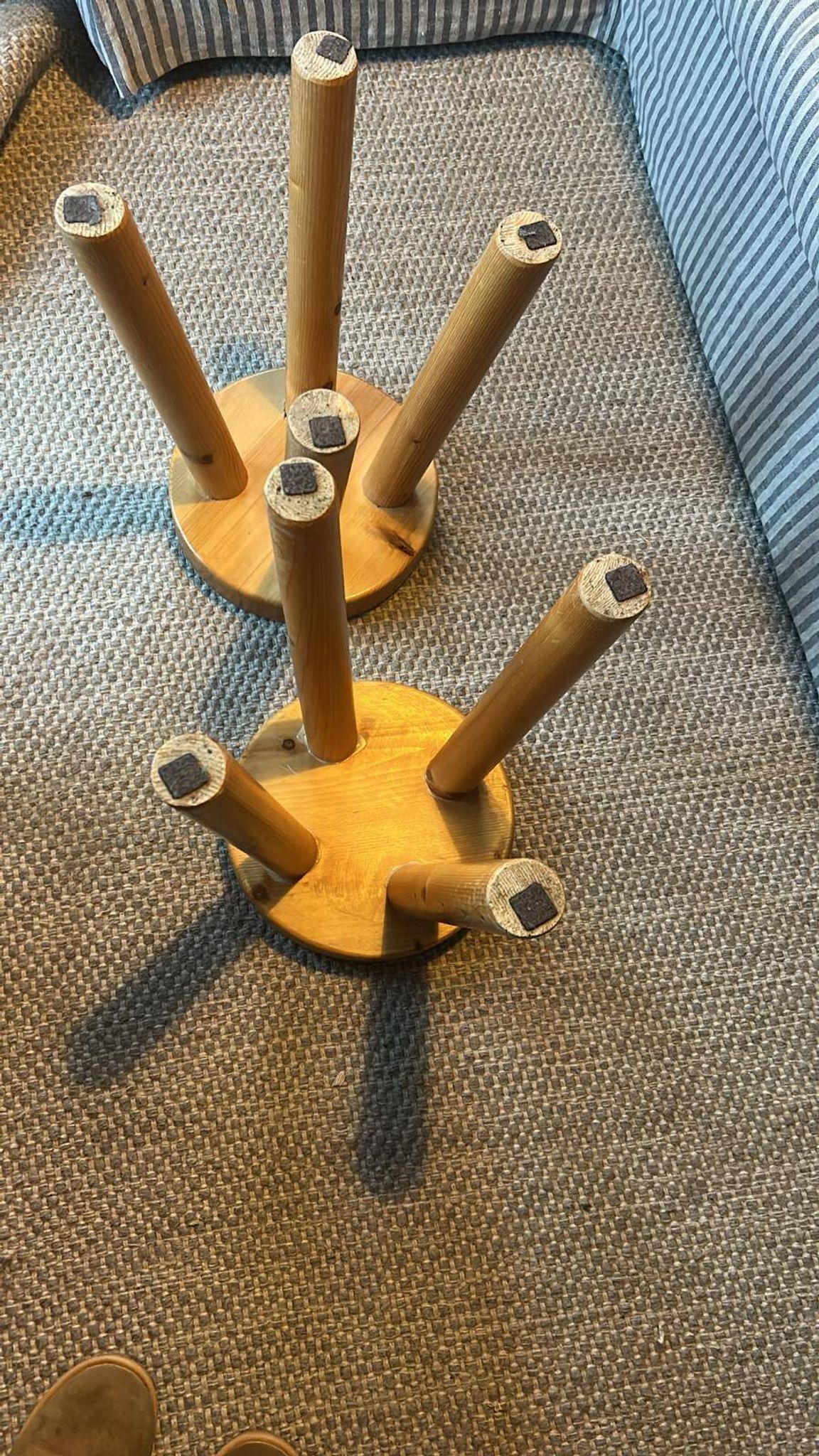Pair of Charlotte Perriand stools - 1965 for Les Arcs 1600