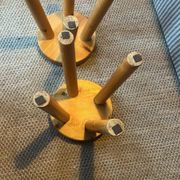 Pair of Charlotte Perriand stools - 1965 for Les Arcs 1600
