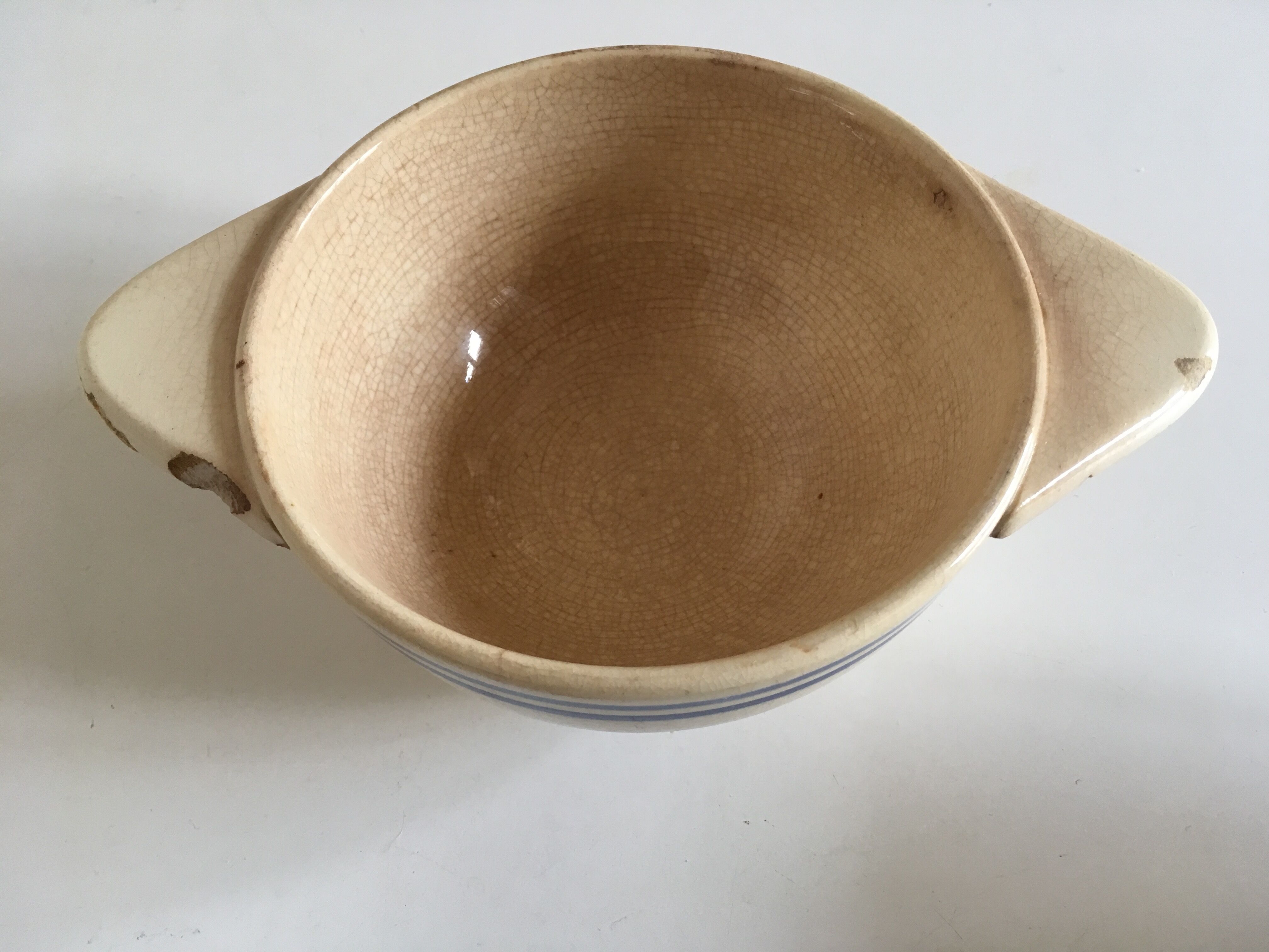 Gien pair of weak bowls 1910