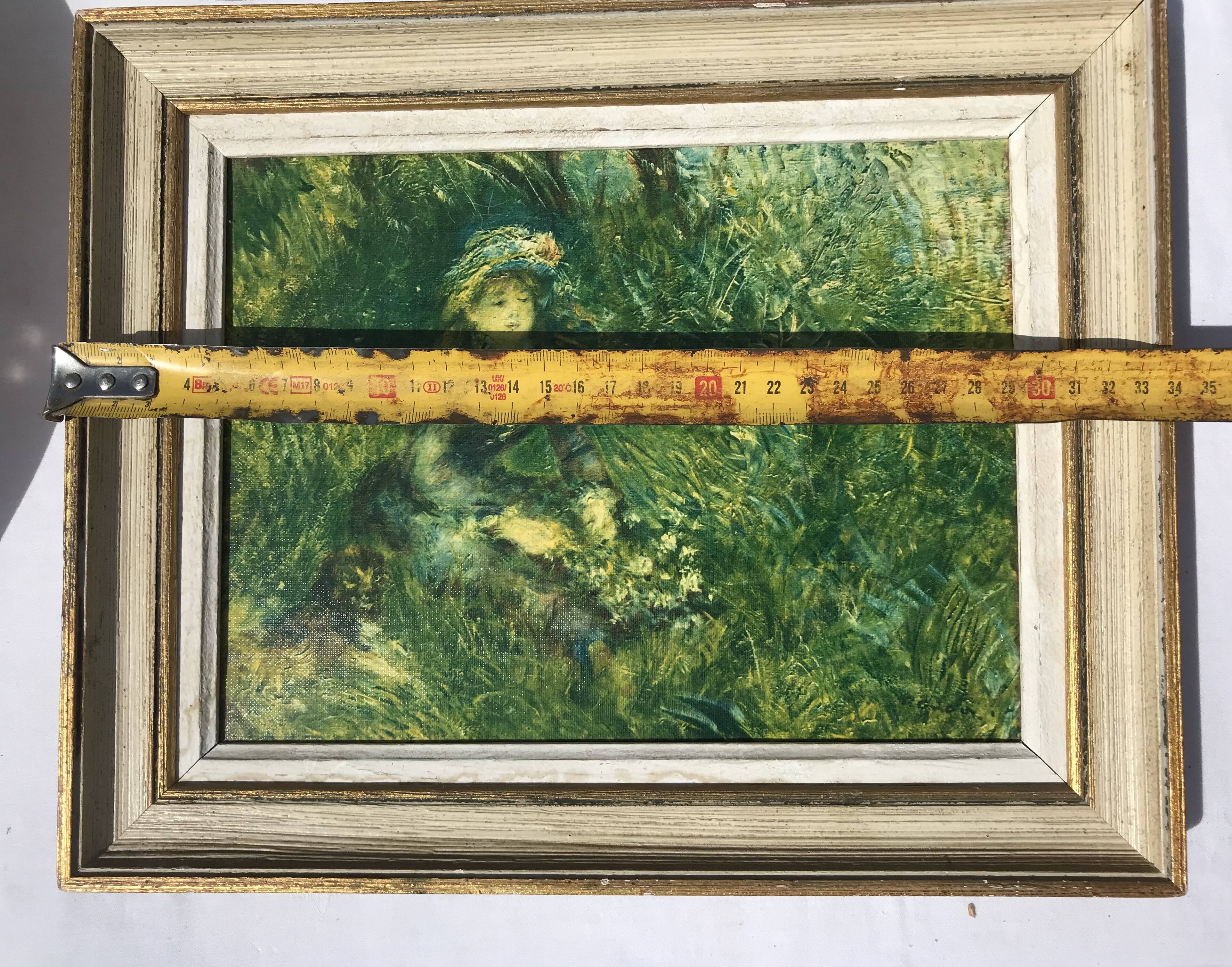 Reproduction of A.Renoir "Jeune fille"