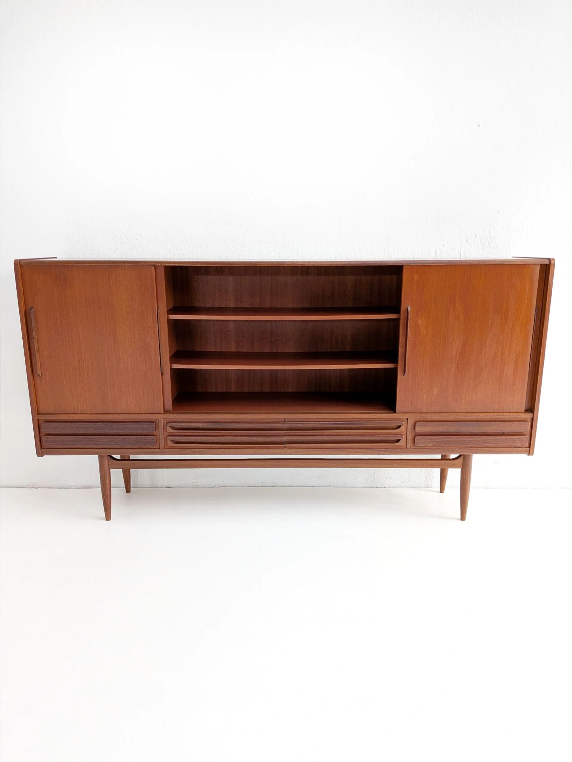 Danish midcentury modern teakwood highboard 1960s