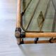 Vintage rattan coffee table, natural elegance