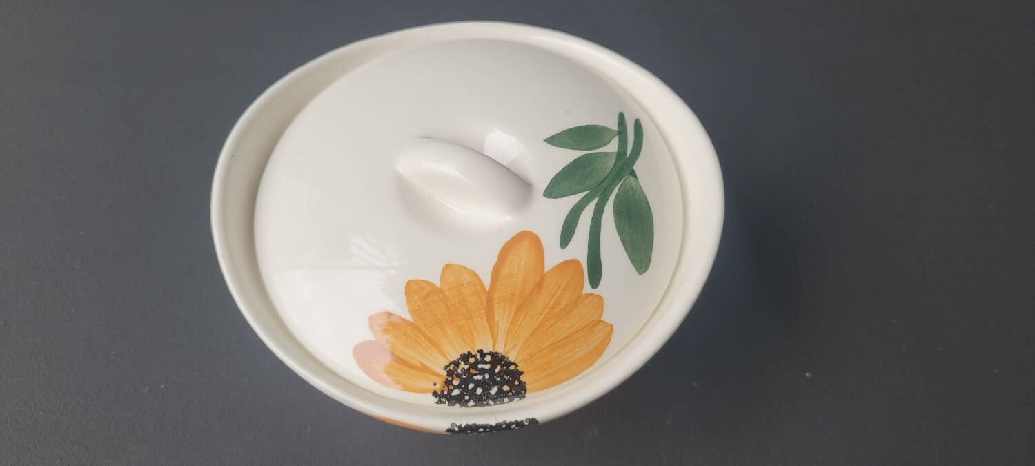 Gien sugar bowl 70's