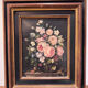Oil on canvas by Henri Bonhotal - floral still life