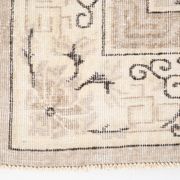 Grand Tapis Oriental Vintage Beige, Tapis Chinois Ancien, 260x342 Cm