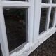 Oak window H96,8xL80,5cm old small tiles