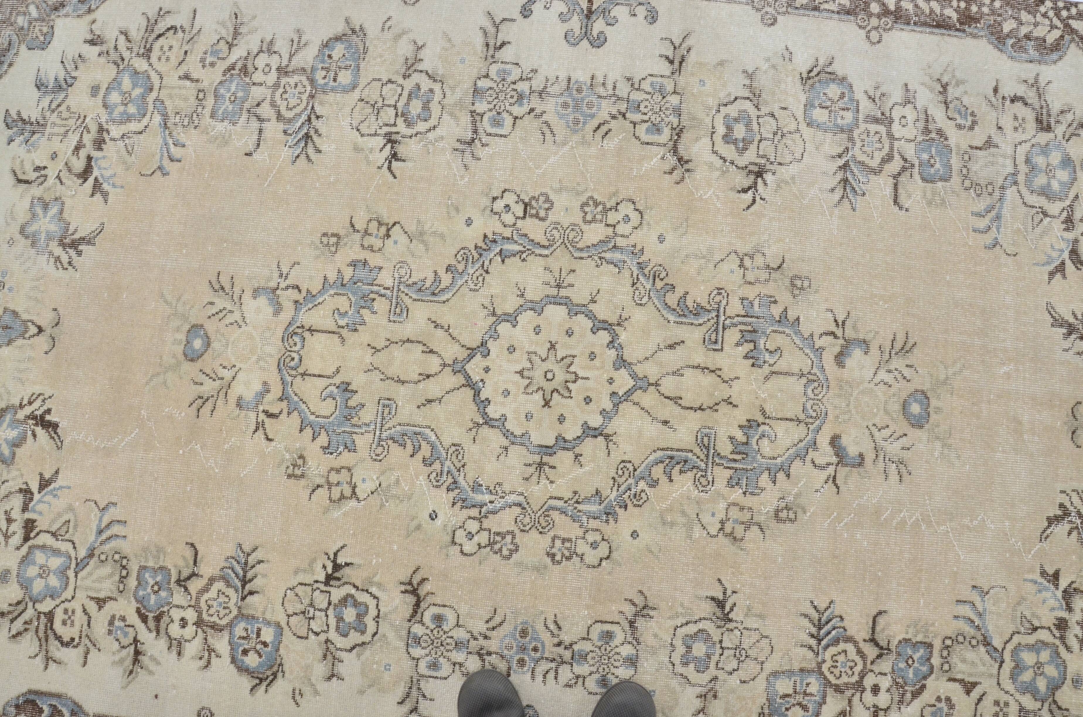 Oushak Turkish Vintage Rug sku 3266