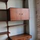 Modular rosewood wall bookcase by Thygesen and Sorensen for Hg Furniture, 1960