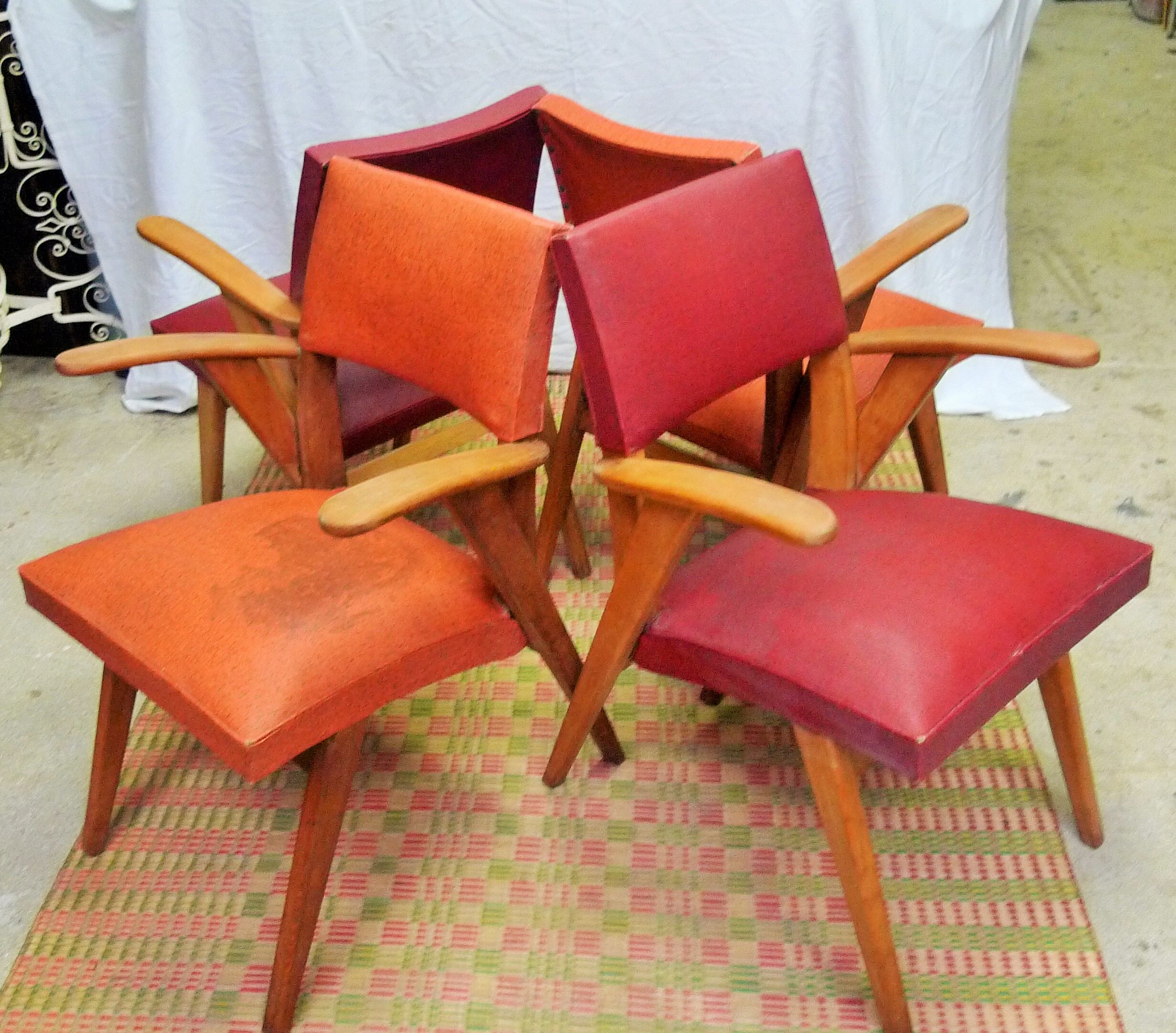 Series of 4 seats 60s