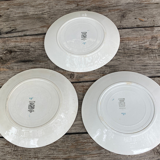 3 assiettes Digoin - Art déco