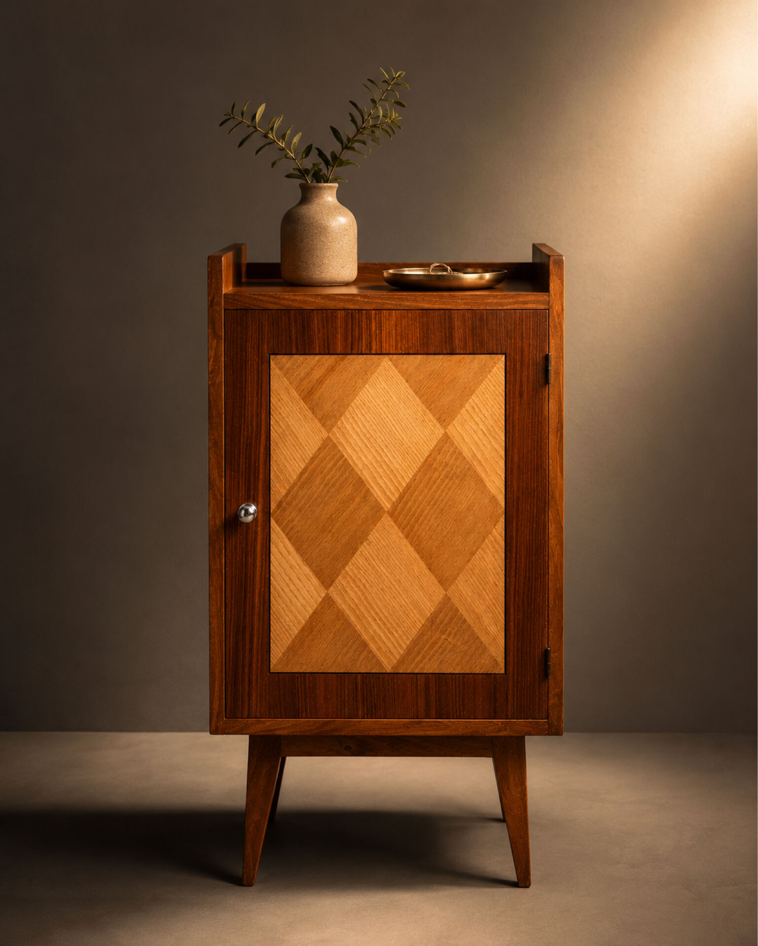 Vintage rosewood and elm buffet 1950