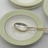 Service d’assiettes creuses / à soupe, salins , isoard,  vintage , anciennes
