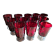 Set of 12 Luminarc wine glasses model Sweden red