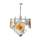 Chandelier glass of Murano 1970 Mazzega